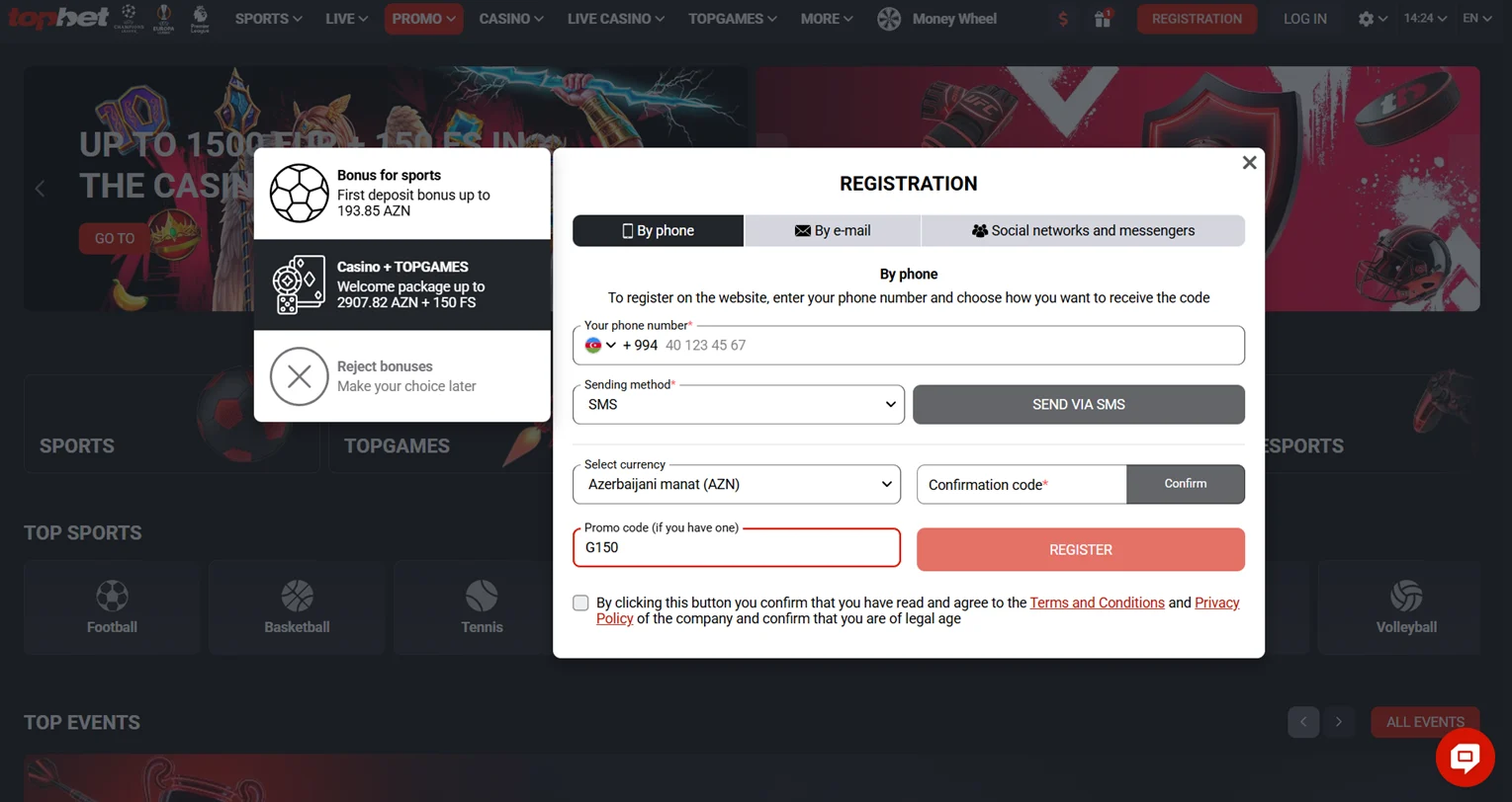 registro TOPBET
